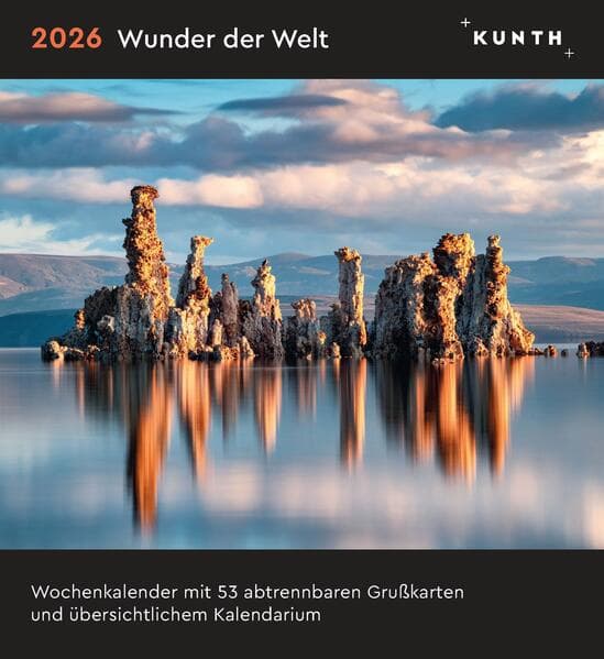 Wunder der Welt - KUNTH Postkartenkalender 2026