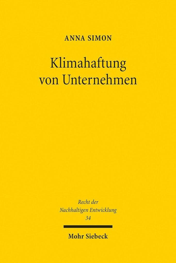 Klimahaftung von Unternehmen