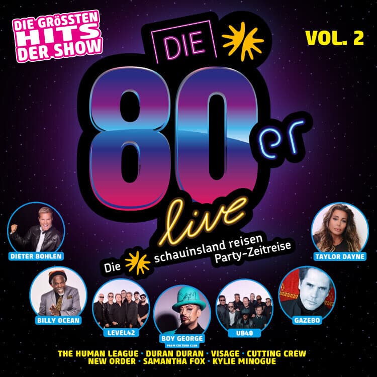 Die 80er Live Vol. 2 - Die Gröáten Hits der Show