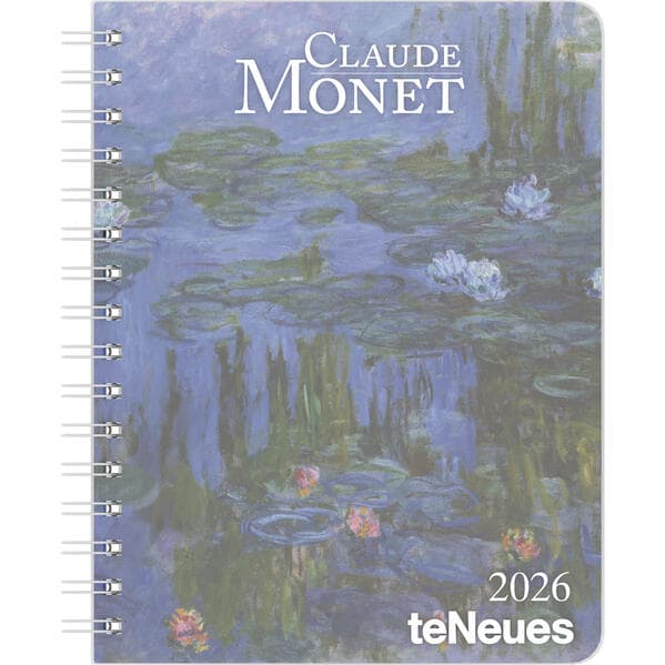 Claude Monet 2026 - Diary - Buchkalender - Taschenkalender - Kunstkalender - 16,5x21,6