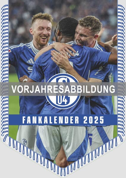 FC Schalke 04 2026 - Bannerkalender - Fan-Kalender - Fußball-Kalender - Wand-Kalender - 29,7x42 - Sp