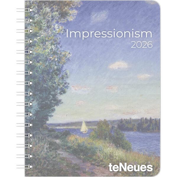 Impressionism 2026 - Diary - Buchkalender - Taschenkalender - Kunstkalender - 16,5x21,6