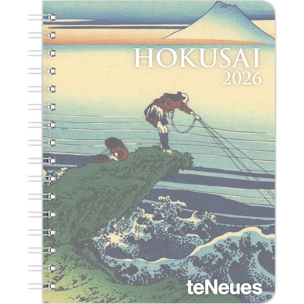 Hokusai 2026 - Diary - Buchkalender - Taschenkalender - Kunstkalender - 16,5x21,6