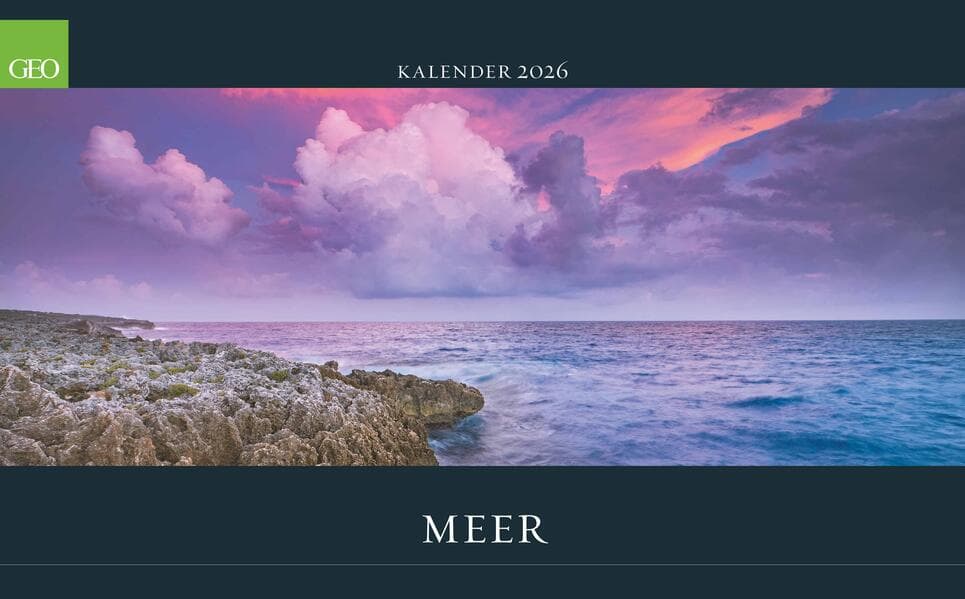 GEO Meer 2026 - Wand-Kalender - Reise-Kalender - Poster-Kalender - 58x36