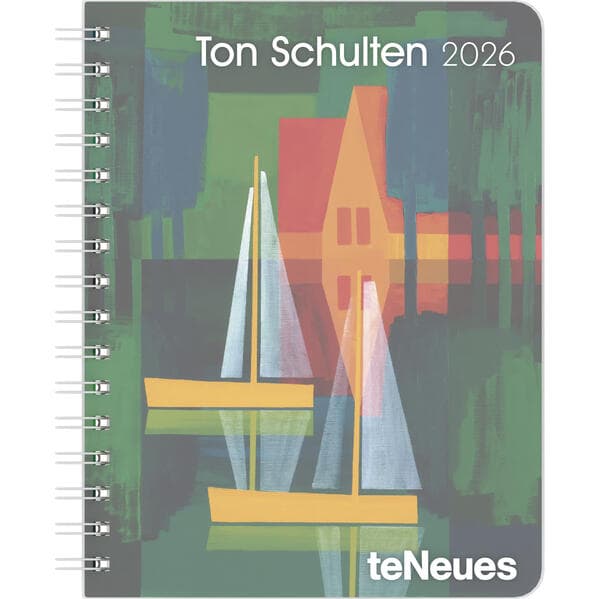 Ton Schulten 2026 - Diary - Buchkalender - Taschenkalender - Kunstkalender - 16,5x21,6