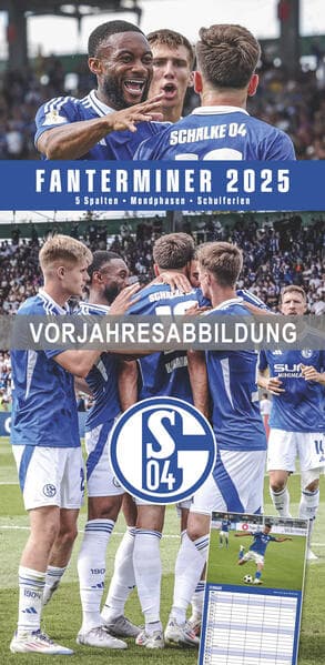 FC Schalke 04 2026 - Fanplaner - Fan-Kalender - Fußball-Kalender - 22x45 - Sport