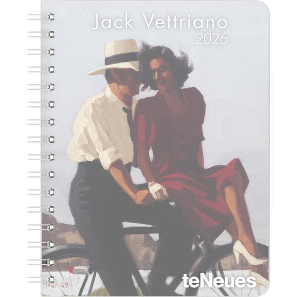 Jack Vettriano 2026 - Diary - Buchkalender - Taschenkalender - Kunstkalender - 16,5x21,6