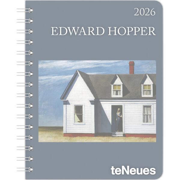 Edward Hopper 2026 - Diary - Buchkalender - Taschenkalender - Kunstkalender - 16,5x21,6