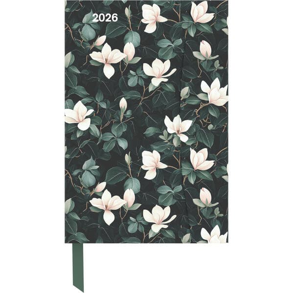 teNeues - Dark Flowers 2026 - Buchkalender 10x15 cm | Kompakter Wochenkalender mit Magnetverschluss für Natur- & Blumenliebhaber