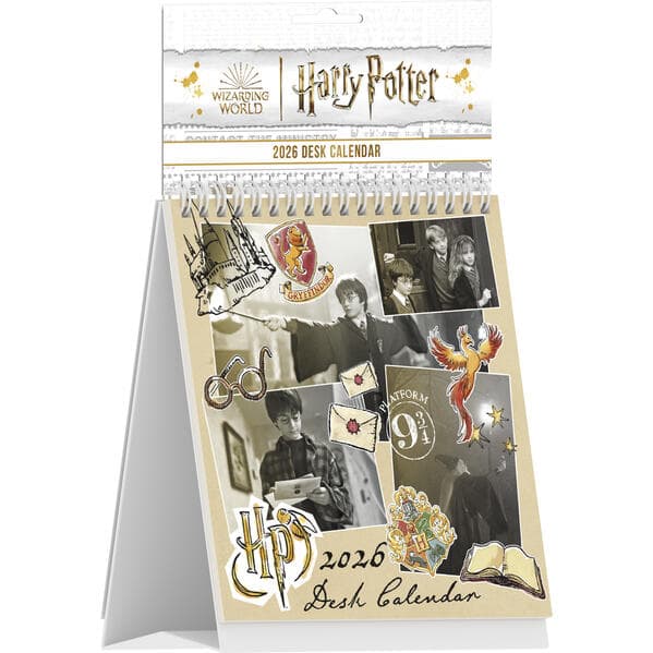 HARRY POTTER - Tischaufstellkalender im Format 16 x 17