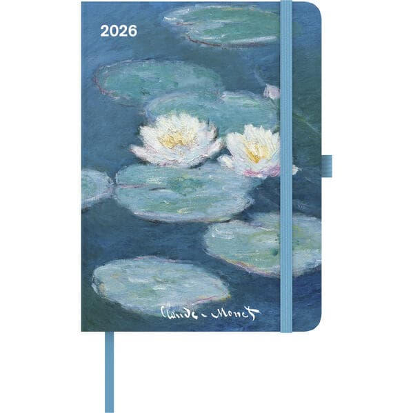 Claude Monet 2026 - Buchkalender - Taschenkalender - Kunstkalender - 16x22