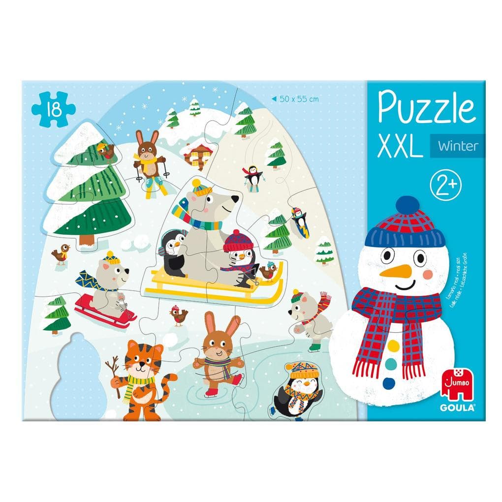 GOULA XXL Winter-Puzzle - 18 Teile