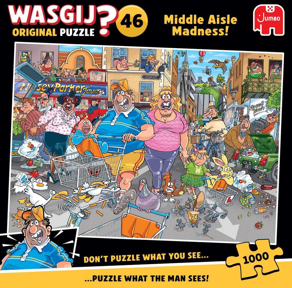 Wasgij Original 46 - Parkplatz-Wahnsinn - Puzzle 1000 Teile