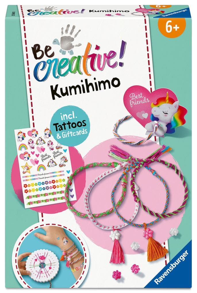 BeCreative Midi - Freundschaftsbändchen Kumihimo & Tattoos