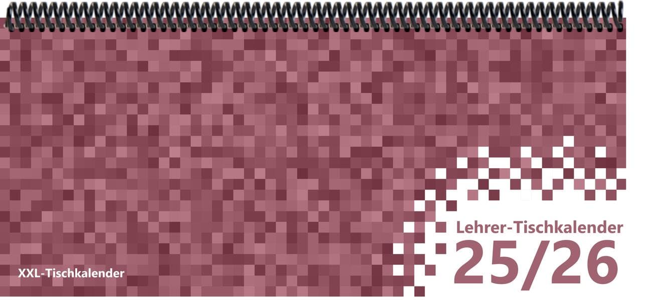 Lehrer - Tischkalender 2025/26