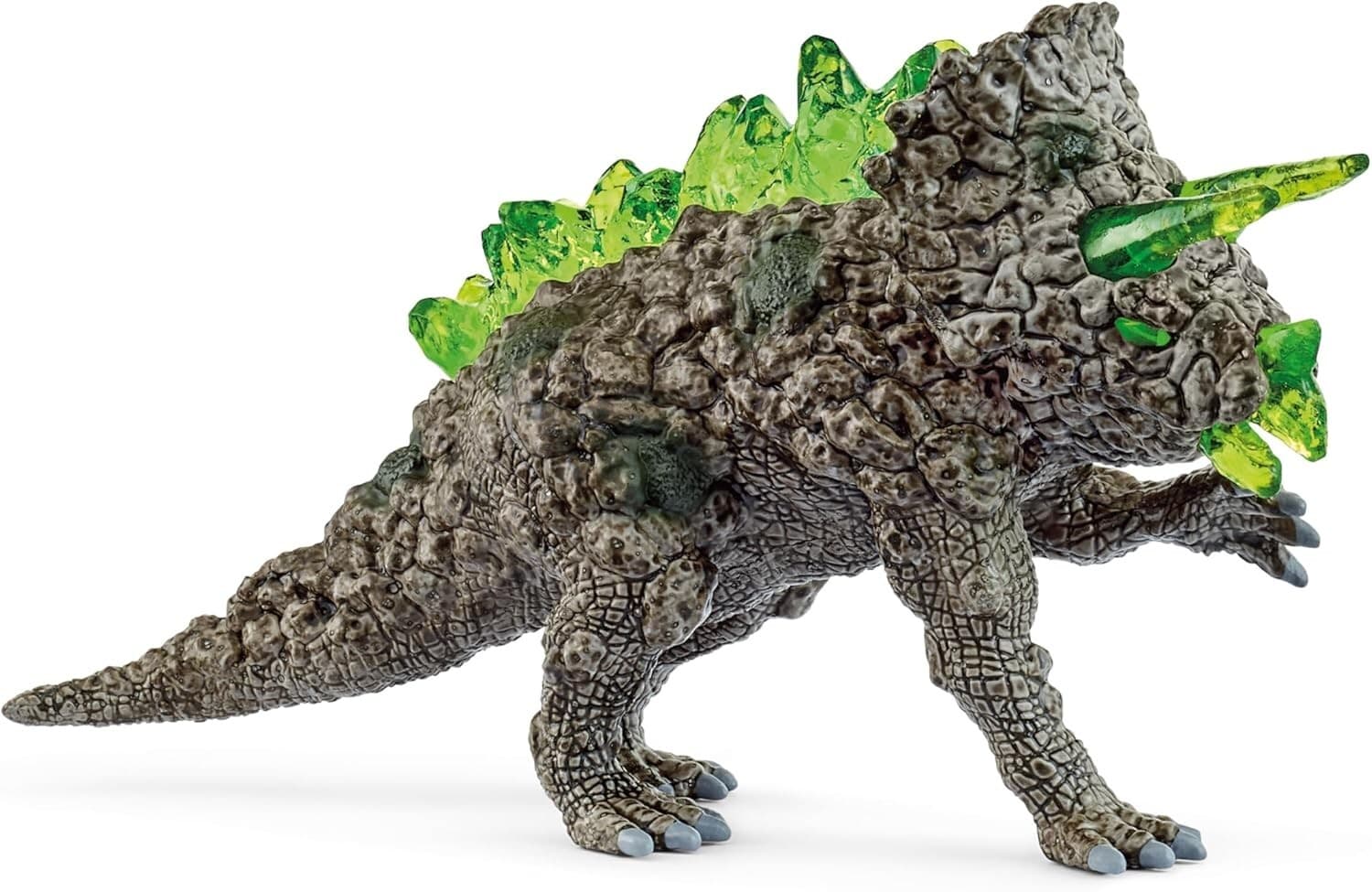 Schleich 70828 - Eldrador Creatures, Steintriceratops, Spielfigur, Länge: 17,5 cm