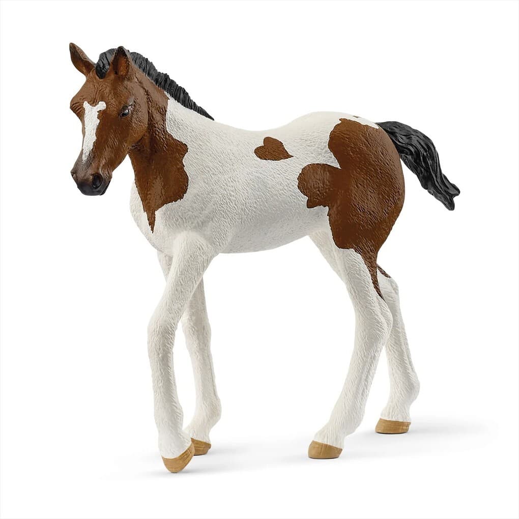 Schleich 14899 - Horse Club, Paint Horse Fohlen, Tierfigur, Länge: 8,4 cm