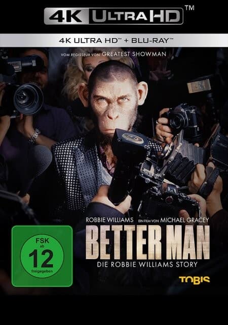 Better Man - Die Robbie Williams Story (4K Ultra HD)