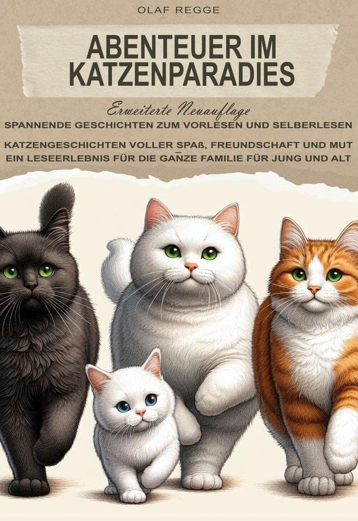 Abenteuer im Katzenparadies, erweiterte Neuauflage: Spannende Geschichten zum Vorlesen und Selberlesen