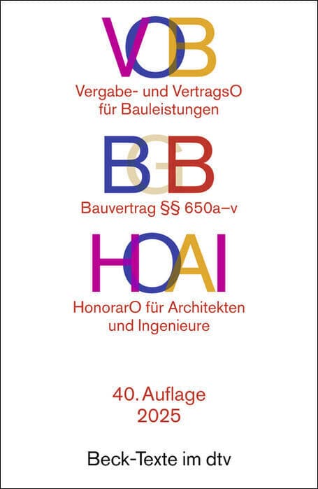 VOB / BGB / HOAI