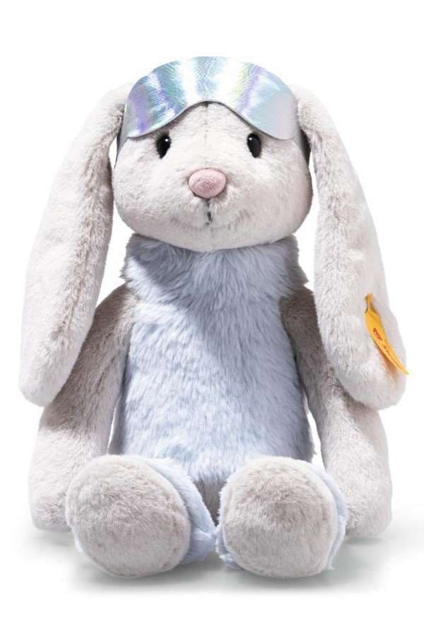Steiff 080692 - Hase Hoppie Skifahrer, 31 cm, Plüsch, Hase im Ski-Outfit
