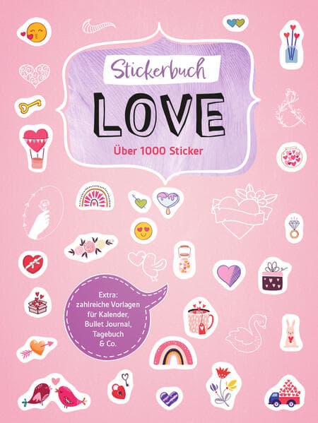 Stickerbuch Love I Über 1000 Sticker