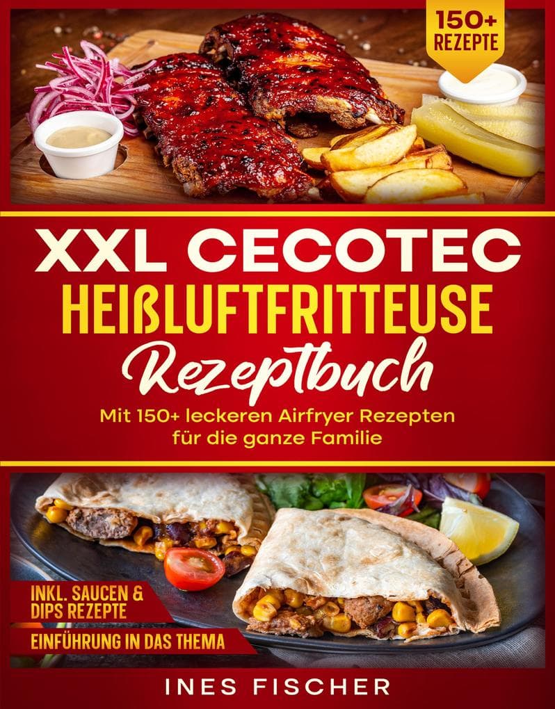 XXL Cecotec Heißluftfritteuse Rezeptbuch