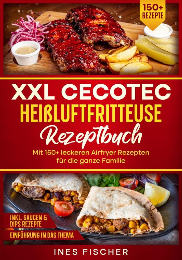 XXL Cecotec Heißluftfritteuse Rezeptbuch