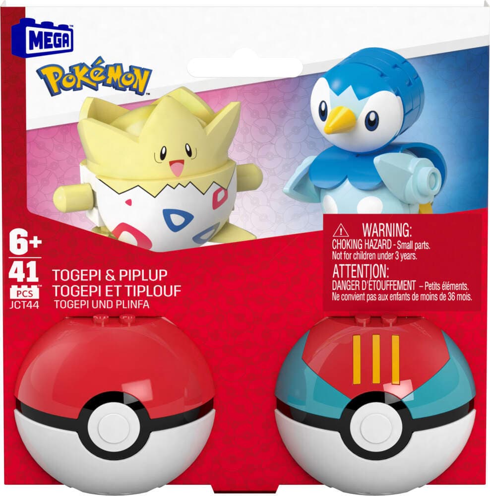 MEGA Pokémon 2er Pokéball Set - Plinfa und Togepi