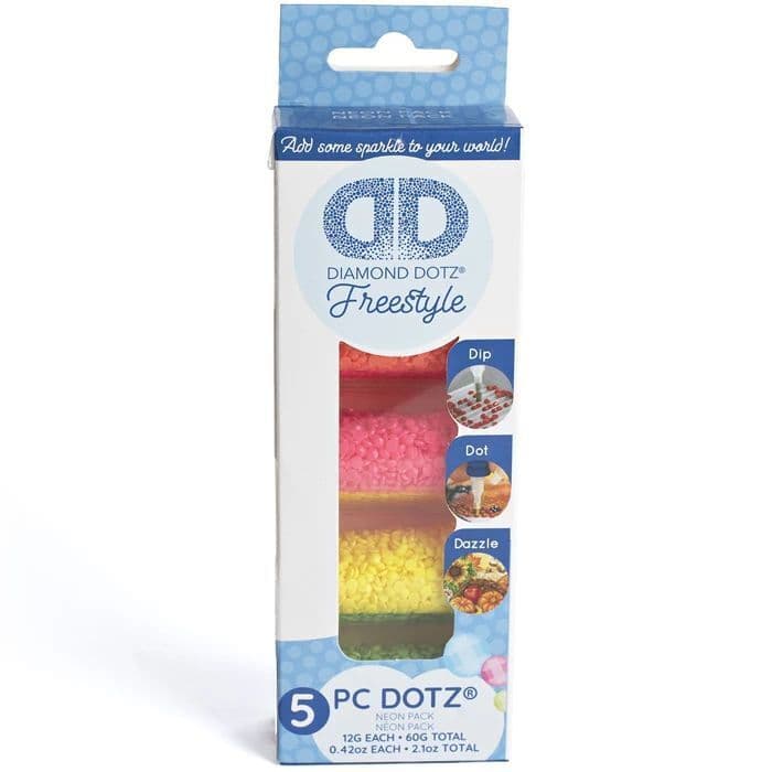 DIAMOND DOTZ - Diamond Painting 5 Neonfarben