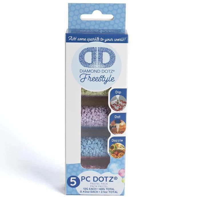 DIAMOND DOTZ - Diamond Painting 5 Pastellfarben