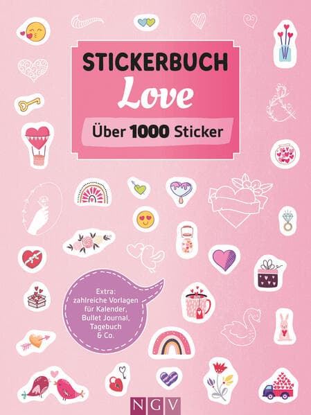 Stickerbuch Love I Über 1000 Sticker