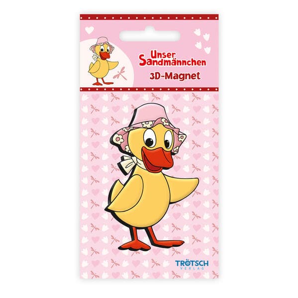 TRÖTSCH - Unser Sandmännchen 3D-Magnet Schnatterinchen Magnet