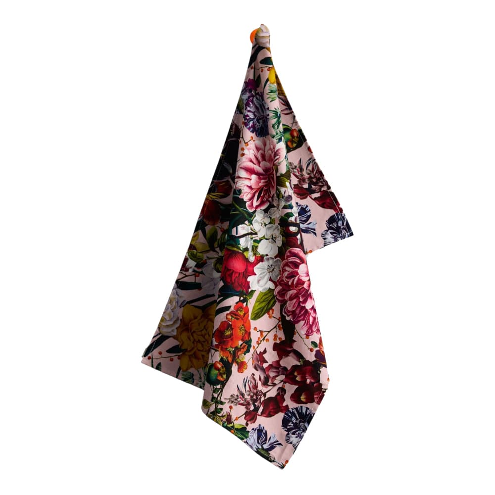 Geschirrtuch Blumengruss