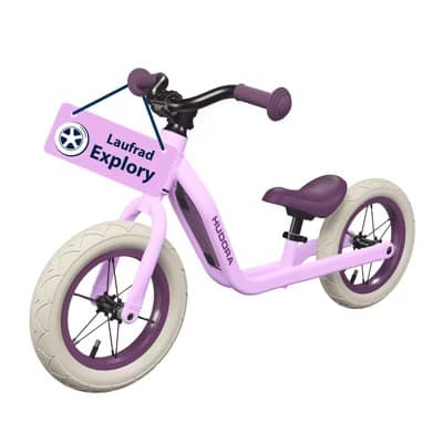 HUDORA 10938 - Laufrad Up 12" pixie / berry