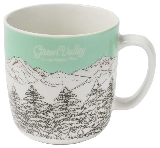 Green Valley Mug 'Whispering Pines'