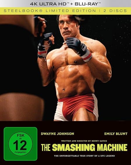 The Smashing Machine UHD + Blu-ray (Limited Steelbook)