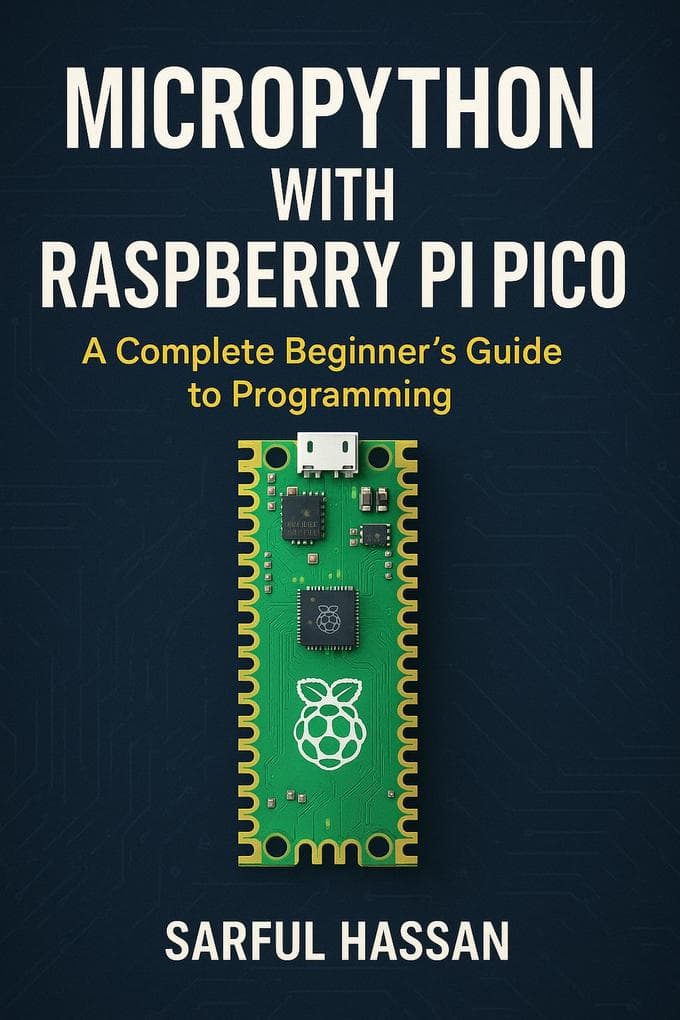 MicroPython with Raspberry Pi Pico A Complete Beginner's Guide to Programming (Microcontroller Programming Series)