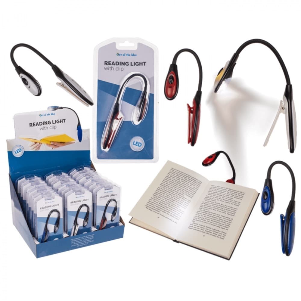 Leseleuchte mit 2 LED (inkl. Batterien) ca. 16 cm,