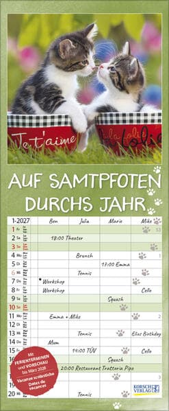 Auf Samtpfoten durch's Jahr 2027