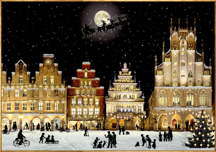 Puzzle - Nostalgisches Stadtpanorama - 1000 Teile