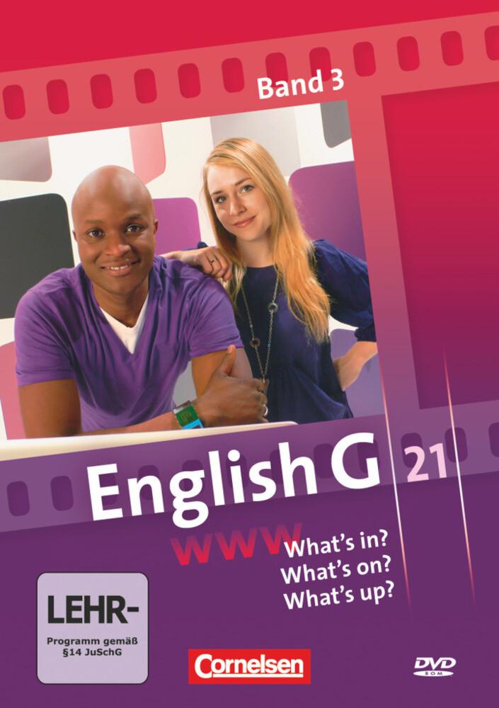 English G 21 - Ausgaben A, B und D - Band 3: 7. Schuljahr, 1 DVD