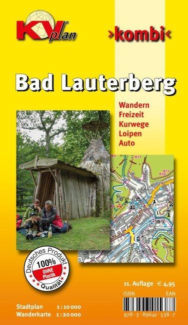 Bad Lauterberg, KVplan, Wanderkarte/Freizeitkarte/Stadtplan, 1:20.000 / 1:10.000