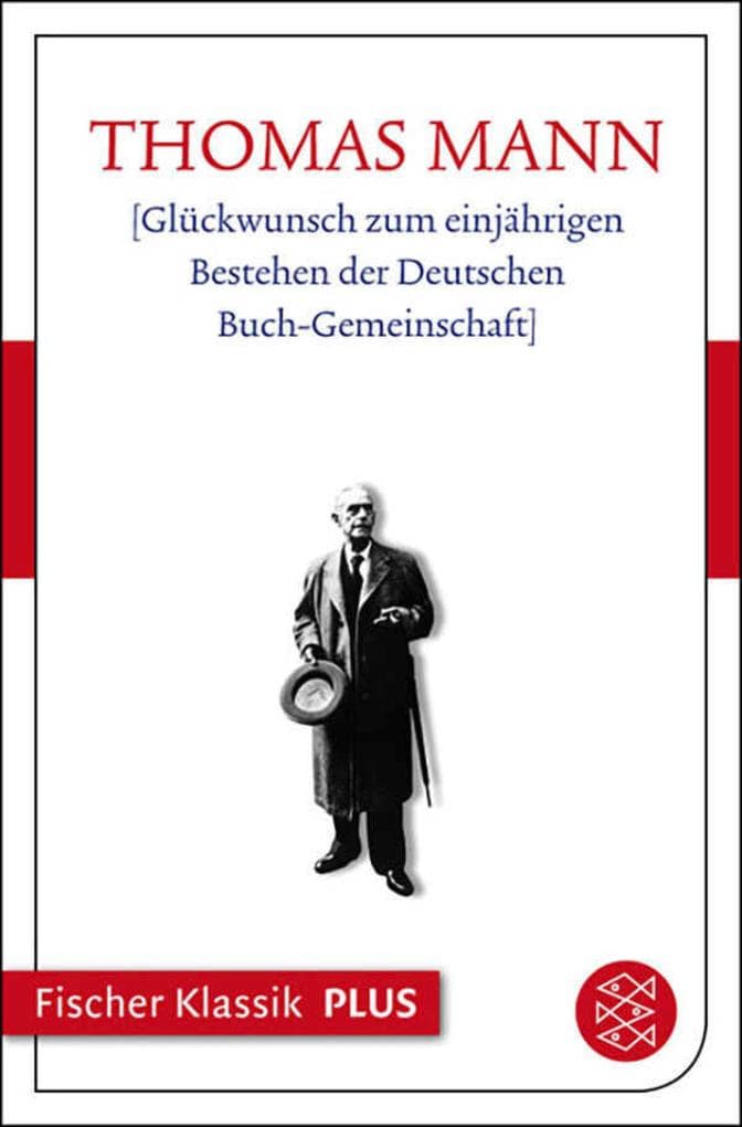 Glückwunsch zum einjährigen Bestehen der Deutschen Buch-Gemeinschaft