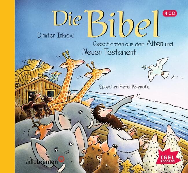 Die Bibel. Geschichten aus dem Alten und Neuen Testament, 4 Audio-CD