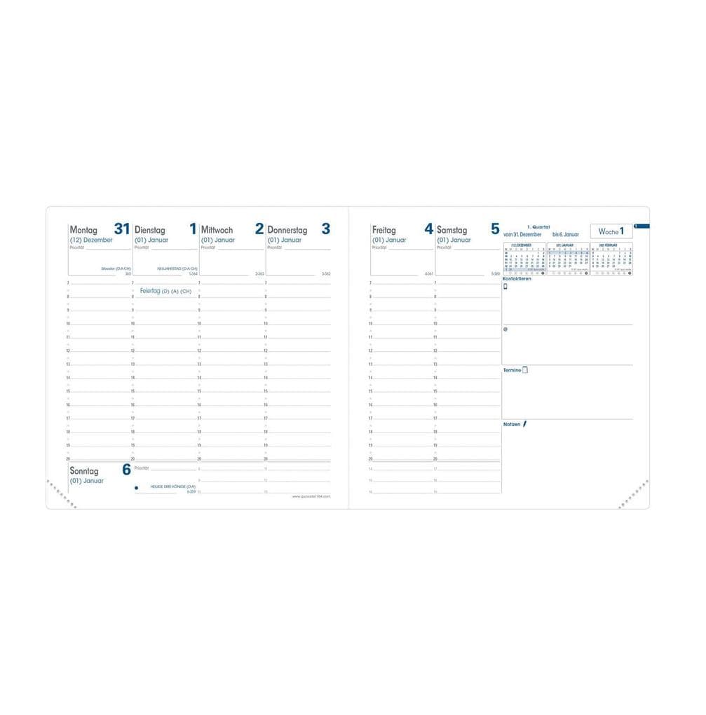 Kalendereinlage Executif 2026