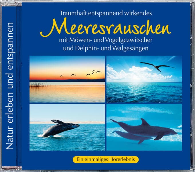Traumhaft entspannend wirkendes Meeresrauschen, 1 Audio-CD