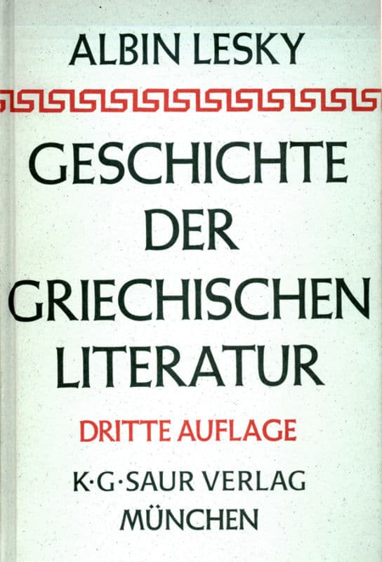 Geschichte der griechischen Literatur