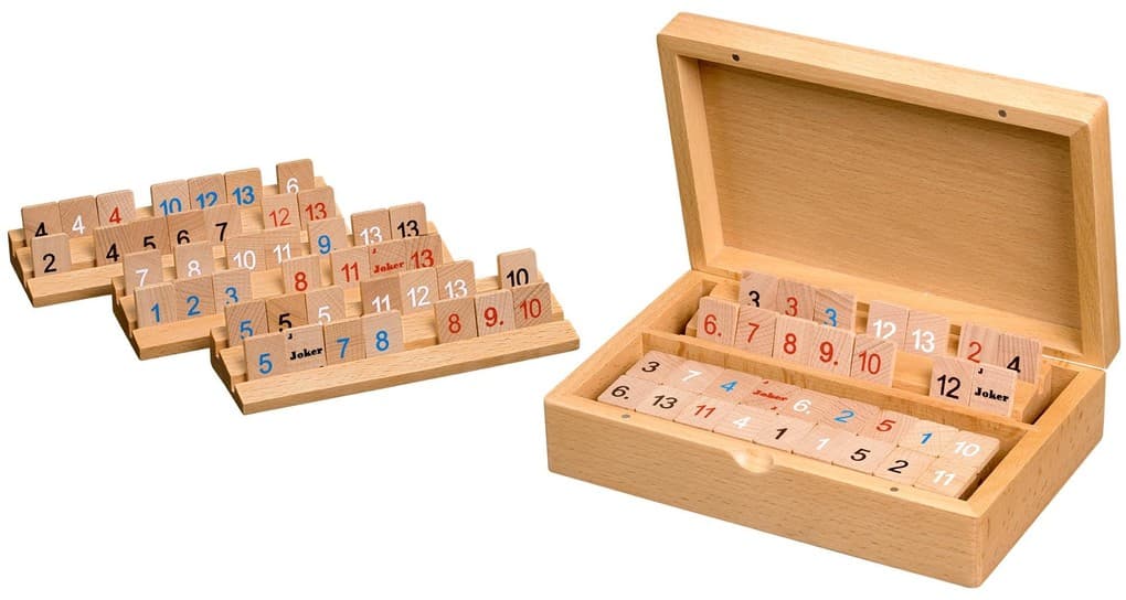 Philos - Rummy, Holzkassette, klein