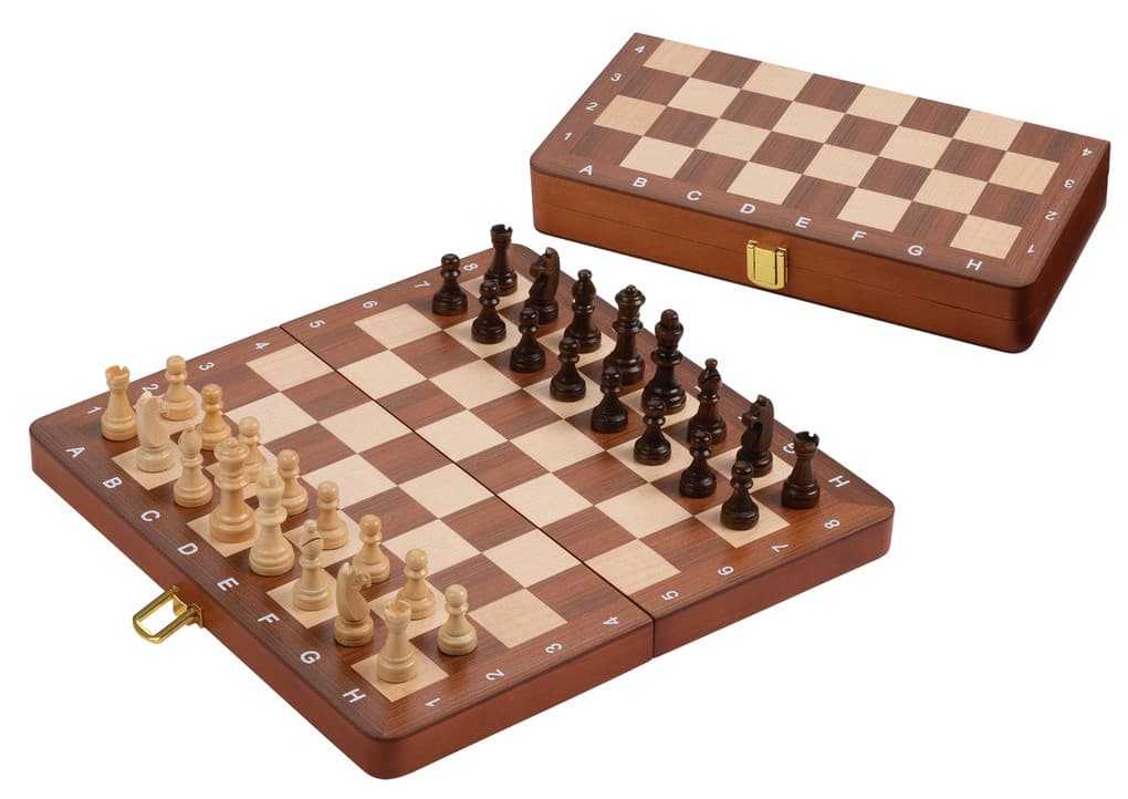 De-Luxe-Reiseschach magnetisch, Feld 30 mm